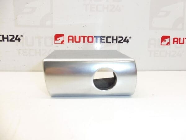 Cache serrure porte avant droite Citroën Peugeot chrome 9119Y8