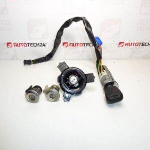 Kit serrure Peugeot 206 206+ 1 clé 4162NR 4162EZ