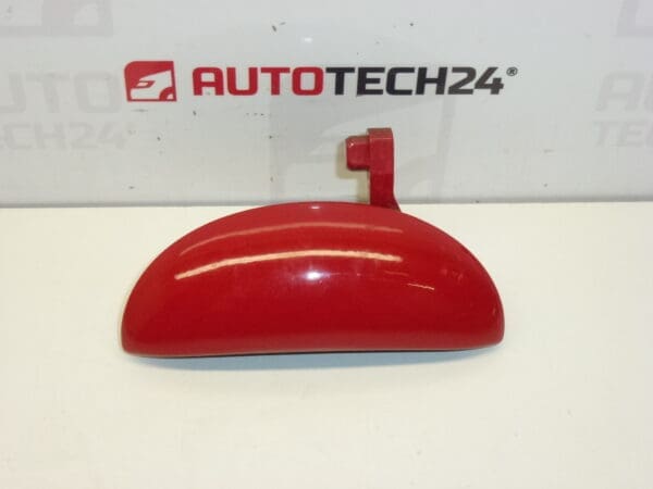 Poignée de porte arrière gauche Citroën C1 Peugeot 107 rouge 9101AQ