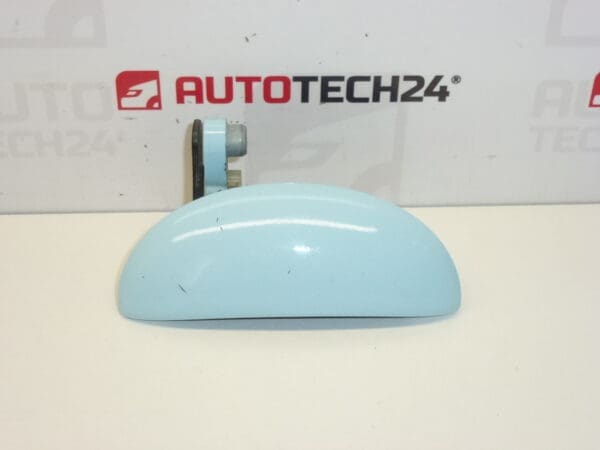 Poignée de porte avant droite Citroën C1 Peugeot 107 bleu 9101AH