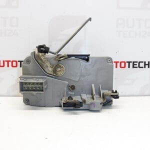 Serrure porte avant gauche Peugeot 206 jusqu'à 2002 connecteur carré 9135H3