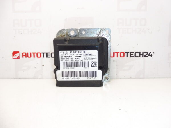 Unité airbag Bosch Peugeot 207 9666843980 0285010702 6546S1